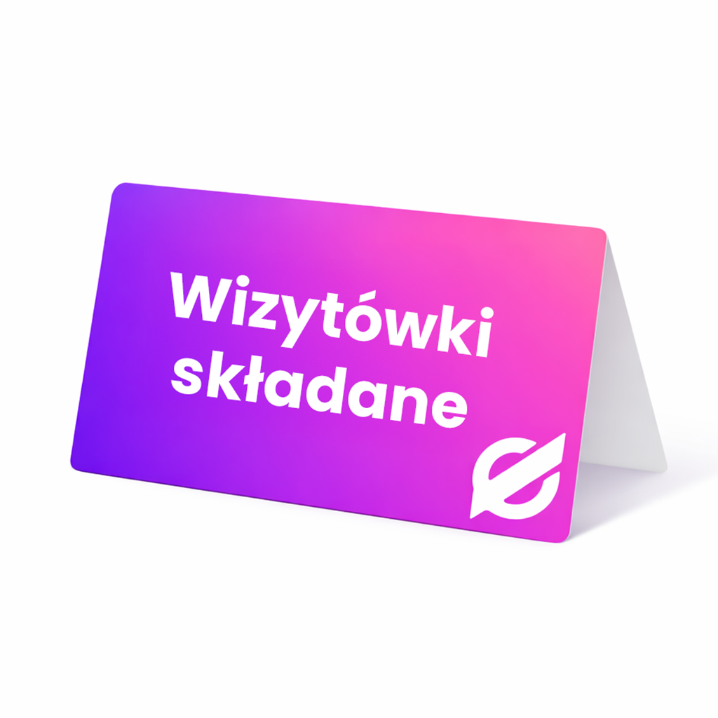 Wizytówki składane